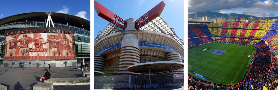 fotbal stadiony